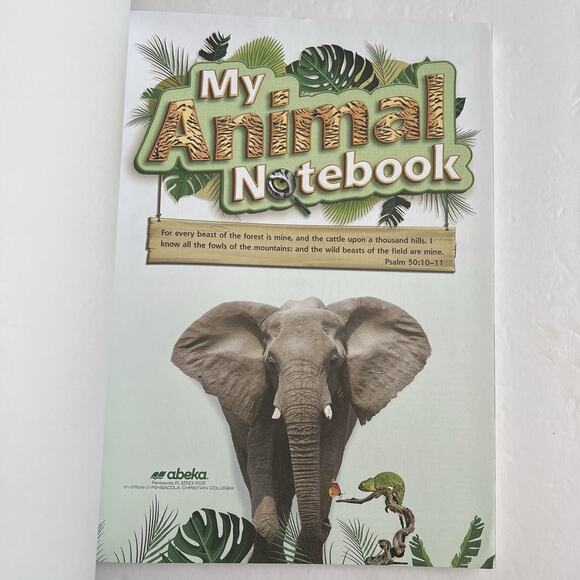 Abeka My Animal Notebook 3rd Grade Science Health Workbook Homeschool Curriculum - Picture 2 of 5